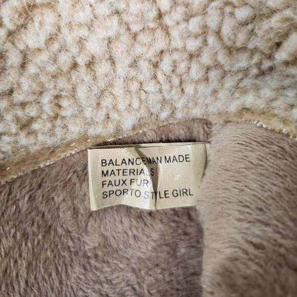 Sporto Western Boot Faux Fur Woman Size 8.5 Brown - Picture 8 of 9